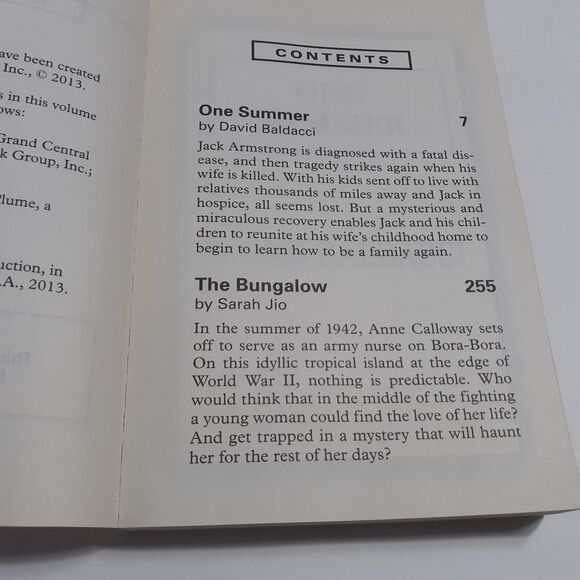 LARGE PRINT One Summer David Baldacci Bungalow Sarah Jio Paperback Readers Diges - Picture 8 of 11